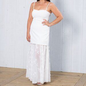 Abercrombie Bridal Dress - Lace Hem – Rehearsal/Engagement - Size Sm